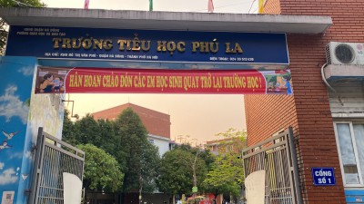 Trường Tiểu học Phú La sẵn sàng chào đón các em học sinh quay trở lại trường.